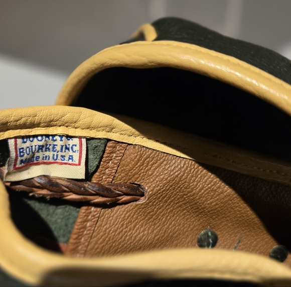 Dooney & Bourke awl Teton MultiColor Red Backpack All Weather Leather Green H512 - Picture 8 of 16